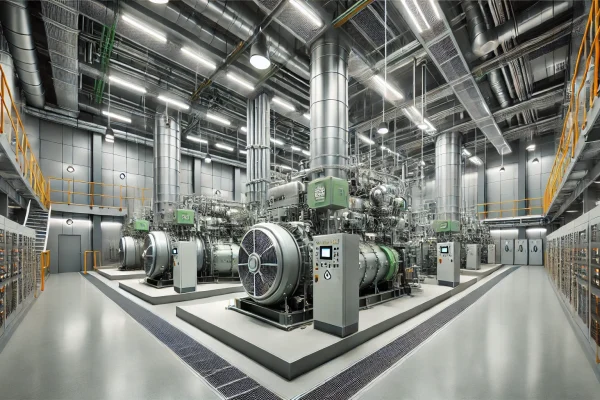 DALL·E-2024-10-22-10.35.56-A-detailed-interior-view-of-a-microgrid-building-featuring-three-large-industrial-generators.-The-space-is-modern-well-lit-with-overhead-fluorescent--600x400